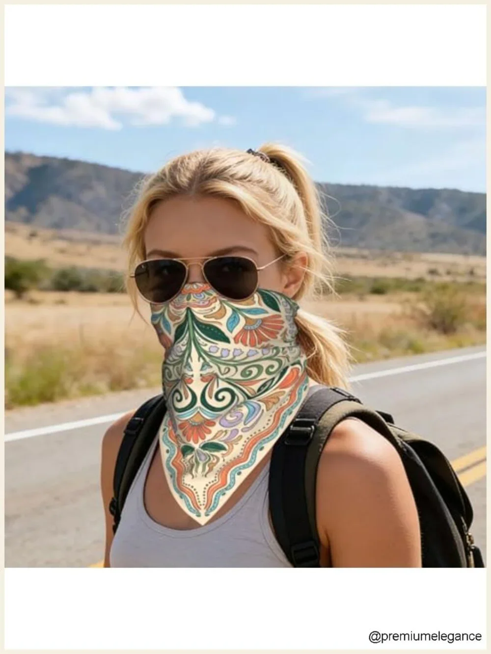 Square Scarf Bandana Women Fashion Silk Satin Headscarf